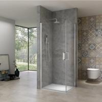 Douchecabine Van Rijn ST02 120 Chroom - thumbnail