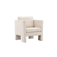 Nohr Fauteuil 'Diann' Bouclé, kleur Wit - thumbnail
