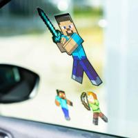 Minecraft Herbruikbare raamstickers - thumbnail