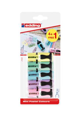 Markeerstift edding 7 mini 1-3mm pastel assorti | 10 stuks
