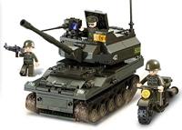 Sluban Army Battle Tank bouwstenen set (M38-B9800) - thumbnail