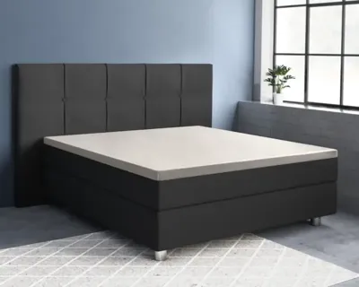 Primaviera Deluxe Topper Satijn Hoeslaken Creme 180 x 200 cm