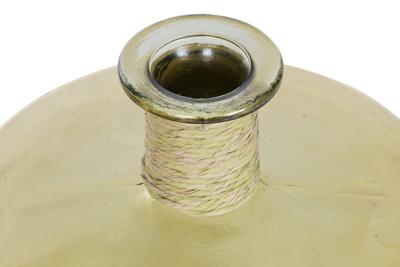 Vaas DKD Home Decor Amber Touw Gehard glas 35 x 35 x 45 cm