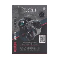 DCU TECNOLOGIC Smartwatch, GPS, touchscreen, amoled HD, 14 sportmodi, meldingen, apps en oproepen, IP68, grijs - thumbnail
