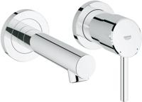 GROHE Concetto afbouwdeel v inbouw wandkraan met uitloop chroom 19575001 - thumbnail