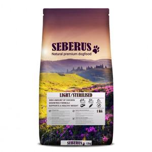 Seberus Light/Sterilised - natuurlijk graanvrij hondenvoer 1 kg + 1 kg Gratis