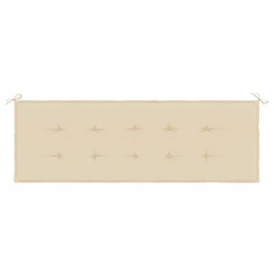 Tuinbankkussen 150x50x4 cm beige
