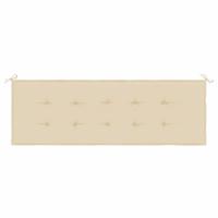 Tuinbankkussen 150x50x4 cm beige - thumbnail