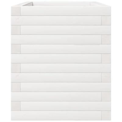 Plantenbak 70x40x49,5 cm massief grenenhout wit Plantenbak 70x40x49,5 cm massief grenenhout wit