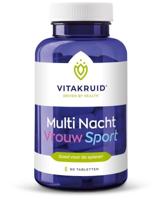 Vitakruid Multi Nacht Vrouw Sport 100% Vegan 90 Tabletten - thumbnail