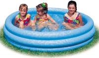 Intex Blauw opblaasbaar zwembad - thumbnail
