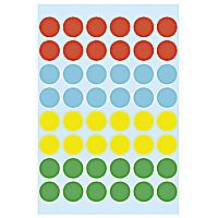Etiket HERMA 1851 rond 12mm assorti 240stuks - thumbnail