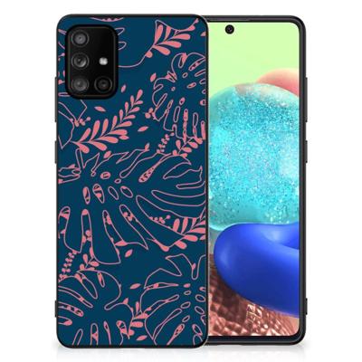 Samsung Galaxy A71 Bloemen Hoesje Palm Leaves