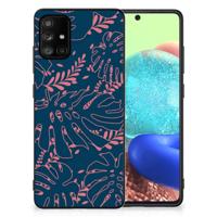 Samsung Galaxy A71 Bloemen Hoesje Palm Leaves - thumbnail
