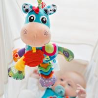 Playgro Clip Clop Paard blauw - thumbnail