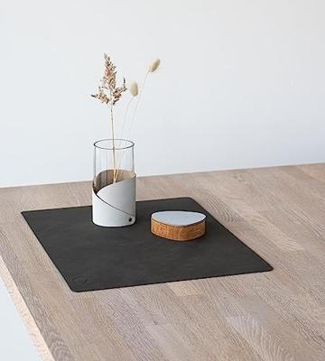 LIND DNA - Dinner Mat Square - Placemat 35x45cm Nupo Caviar LIND DNA - Dinner Mat Square - Placemat 35x45cm Nupo Caviar