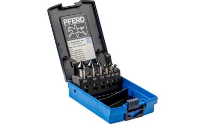 PFERD TOOLS SET KES HSS DIN 335 C90° 6 HC-FEP 25202160 Kegelverzinkboorset HSS 1 stuk(s)