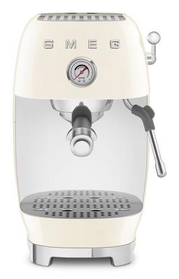 SMEG ECF03CREU 50's Style Handmatige Espressomachine - Creme