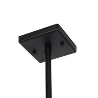 QAZQA Industriële buiten hanglamp zwart IP44 - Charlois - thumbnail