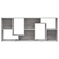 Boekenkast 67x24x161 cm bewerkt hout grijs sonoma eikenkleurig - thumbnail