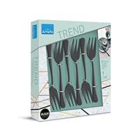 Amefa Trend Gebaksvorkjes 6 Stuks Zwart - thumbnail