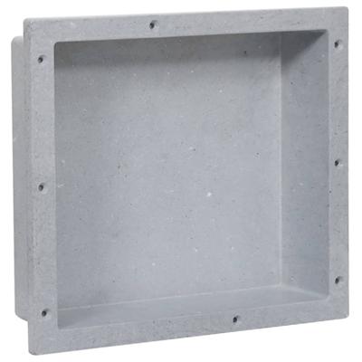 VidaXL Douchenis 41x36x10 cm matgrijs
