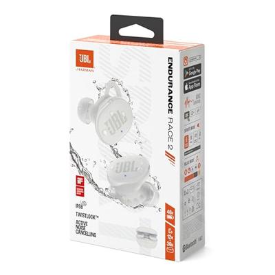 JBL Endurance Race 2 Oordopjes Wit