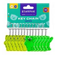 Reflectie Sleutelhanger Beer, 12st. - thumbnail