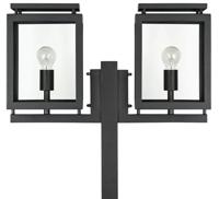 Vecht tuinlantaarn 2-lichts Zwart - thumbnail