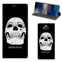 Mobiel BookCase Sony Xperia 10 Plus Skull Eyes - thumbnail