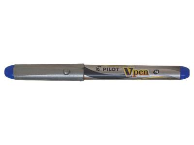 Pilot vulpen V-Pen Silver blauw