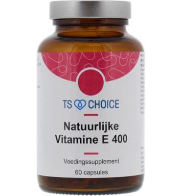 TS Choice Natuurlijke Vitamine E 400 Capsules TS Choice Natuurlijke Vitamine E 400 Capsules