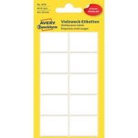 Etiket Avery Zweckform 3078 38x29mm wit 40 etiketten | 10 stuks - thumbnail