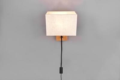 Trio Landelijke wandlampNilam rechthoekige kap - 212870236