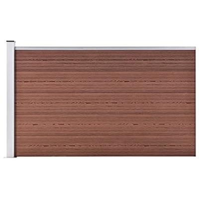 VidaXL Schutting 175x105 cm hkc bruin