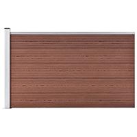 VidaXL Schutting 175x105 cm hkc bruin - thumbnail