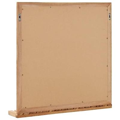 VidaXL Badkamerspiegel 60x12x62 massief walnotenhout