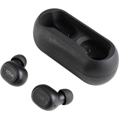 BOOMPODS Boombuds Go true wireless - de beste sport-oordopjes, Bluetooth, draagbare magnetische oplaadbehuizing, water/zweetbestendig IPX 4, TWS directe verbinding
