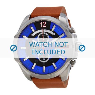 Horlogeband Diesel DZ4319 Leder Lichtbruin 26mm