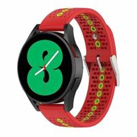 Garmin Forerunner 570 (42mm) / 55 / 245 / 645 - Dot Pattern bandje - Rood - thumbnail