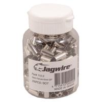 JAGWIRE End caps open - 5mm brake - brass (200pcs) - chrome - thumbnail