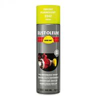 Rust-Oleum deklaag fluorescerend - Hard Hat - geel - mat - 0.5l - spuitbus - thumbnail