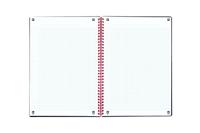 Oxford BLACK N&apos; RED spiraalblok karton, 140 bladzijden ft A5, geruit 5 mm - thumbnail