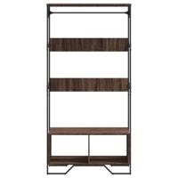 VidaXL Kledingkast 90x50x180 cm bewerkt hout bruin eikenkleurig - thumbnail