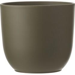 Pot tusca d28h25cm groen