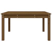 Tuintafel 82,5x82,5x45 cm massief grenenhout honingbruin - thumbnail