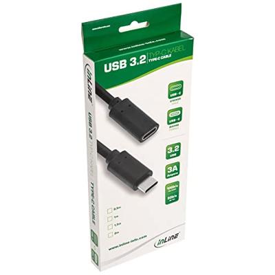 InLine 35771 USB-kabel 1 m USB 3.2 Gen 2 (3.1 Gen 2) USB C Zwart InLine 35771 USB-kabel 1 m USB 3.2 Gen 2 (3.1 Gen 2) USB C Zwart