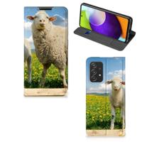 Samsung Galaxy A52 Hoesje maken Schaap en Lammetje - thumbnail
