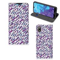 Huawei Y5 (2019) | Hoesje met Magneet | Feathers Color - thumbnail