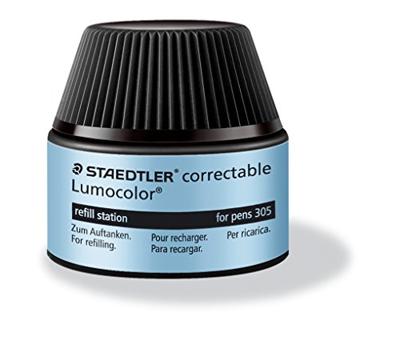 Viltstiftvulling staedtler lumocolor correctabl bl